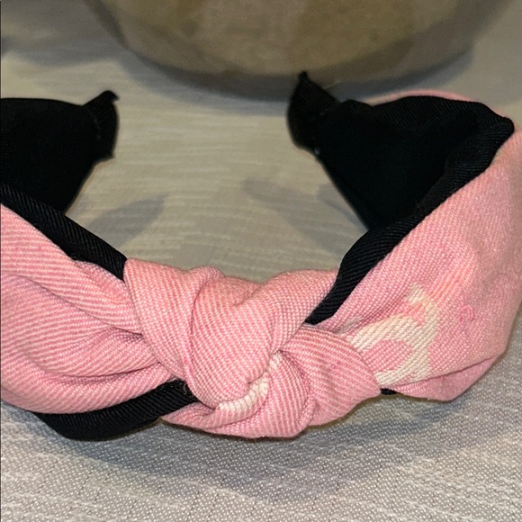 Fashion Jewelry Pink and Black Hairband - Picture 3 of 4